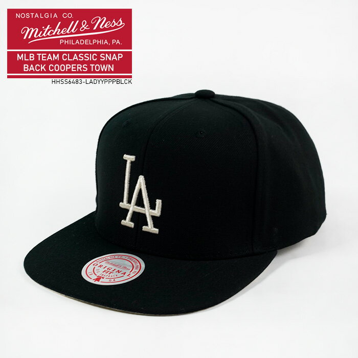 ミッチェル＆ネス ミッチェル＆ネス 帽子 キャップ MITCHELL & NESS MLB TEAM CLASSIC SNAPBACK COOPERS TOWN HHSS6483-LADYYPPPBLCK Los Angeles Dodgers クーパーズタウン スナップバック 大谷翔平所属 野球 メジャーリーグ ロサンゼルスドジャース