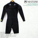 レビューでクーポン★マテュース ウェットスーツ MATUSE DANTE HYDRASILK 2 mm LS SPRING WETSUITS Black ダンテ...