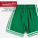 ミッチェル＆ネス ハーフパンツ MITCHELL NESS Swingman Shorts 1985-86 Boston Celtics SMSHGS18221-BCEKYGN85 ボストンセルティックス ラリーバード スウィングマン ショーツ ゲームパンツ バスパン スウィングマンジャージー メンズ 男性 sale セール