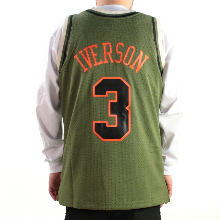 ��ӥ塼�ǥ����ݥ���ߥå�������ͥ� ��˥ե����� MITCHELL & NESS FLIGHT SWINGMAN JERSEY 96-97 ALLEN IVERSON PHILADELPHIA 76ers SMJY4847-P7696AIVDKGN ����󥢥��С����� �ե���ǥ�ե��� ���֥�ƥ����������� �������󥰥ޥ� ���㡼���� �礭�������� �Х���
