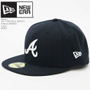 ニューエラ 帽子 キャップ NEWERA ON-FIELD 59FIFTY Atlanta BRAVES ROAD オーセンティック アトランタ ブレーブス MLB メジャーリーグ ベースボール