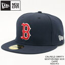 ニューエラ 帽子 キャップ NEWERA ON-FIELD 59FIFTY BOSTON RED SOX GAME 70331911 Navy オーセンティック ボストン レッドソックス MLB メジャーリーグ ベースボール 野球