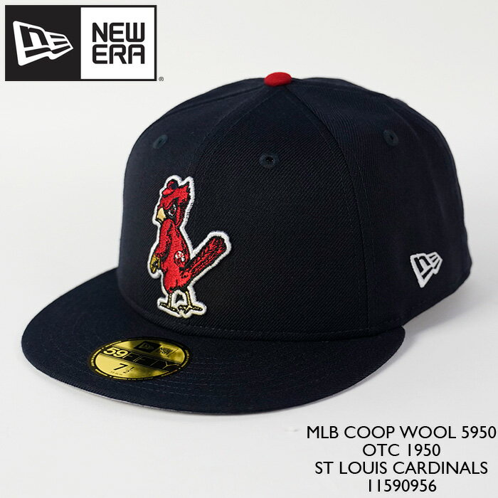 ニューエラ 帽子 キャップ NEWERA MLB COOP WOOL 5950 OTC 1950 59FIFTY St. Louis CARDINALS セントルイス カージナルス MLB メジャーリーグ ベースボール