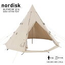 レビューでクーポン★ 22年秋冬モデル ノルディスク 6人用テント NORDISK ALFHEIM 12.6 BASIC COTTON TENT 142013 ...