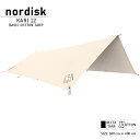 レビューでクーポン★22年秋冬モデル ノルディスク タープ NORDISK KARI 12 BASIC COTTON TARP 142038 Natural カ...
