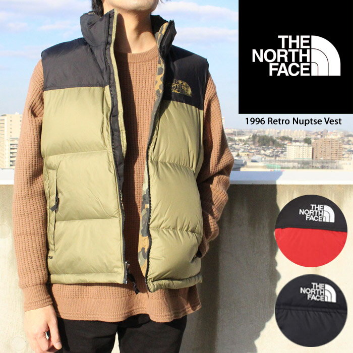 ノースフェイス ダウンベスト THE NORTH FACE 1996 Retro Nuptse Vest T93JQQ ヌプシベスト 1996 復刻モデル ダウン トップス 秋冬 メンズ 男性▲[ブラック][レッド][グリーン][ZRC]