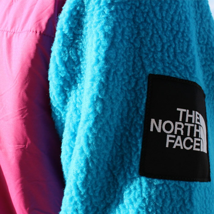 ノースフェイス フリース フルジップジャケット THE NORTH FACE DENALI FLEECE JACKET NF0A381M Acoustic Blue Festival Blue Pink カラーブロック デナリフリースジャケット 秋冬 メンズ 男性