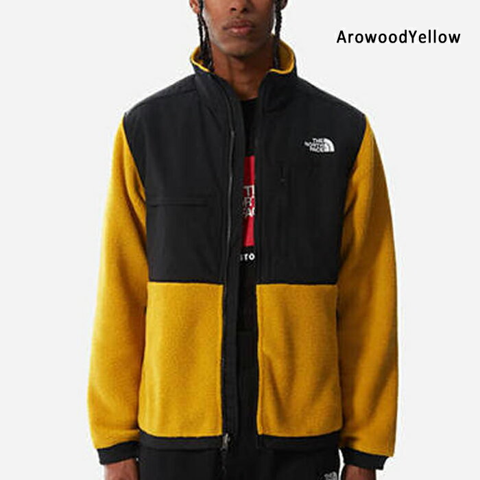 ノースフェイス フリース フルジップジャケット THE NORTH FACE DENALI JACKET2 NF0A4QYJ Arowood Yellow TNF Black イエロー ブラック 黄色 黒 デナリジャケット2 キャンプ アウトドア 登山 防寒 秋冬 メンズ 男性