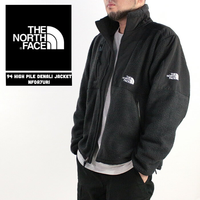 Rakuten - レビューでクーポン★ノースフェイス フリース フルジップジャケット THE NORTH FACE 94 HIGH PILE DENALI JACKET NF0A7URI Tnf Black 黒 Black ハイパイルデナリジャケット キャンプ アウトドア 登山 防寒 秋冬 メンズ 男性