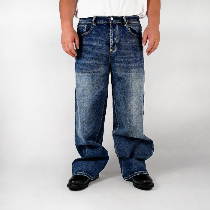 レビューでクーポン★プロクラブ デニム ジーンズ PRO CLUB HEAVYWEIGHT BAGGY FIT DENIM PANT 32PC0602 ヘビーウエイト バギーフィット デニム パンツ ビッグシルエット オーバーサイズ ストリート スケーター ビッグサイズ 大きいサイズ メンズ 男性
