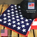 バンダナカンパニー バンダナ BANDANNA COMPANY PATRIOTIC BA22AME アメリカ 国旗 星条旗 キャンプ アウトドア BBQ インテリア ファッション アクセント アクセサリー ワンポイント