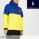 ラルフローレン ポロ ラルフローレン ダウンジャケット POLO RALPH LAUREN GLACIER PO DOWN ski 92 O184SH20 Heritage Blue Yellow ハーフジップ ダウン 秋冬 メンズ 男性