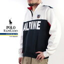 ポロ ラルフローレン スェット ジャージ トレーナーPOLO RALPH LAUREN LS HZ M3 ski 710719862001 White Multi ダブルニットハーフジッププルオーバー メンズ 男性