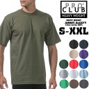 プロクラブ Tシャツ 無地 PRO CLUB HEAVY WEIGHT TEE ♯101 Black Forest Green Heather Grey Kelly Khaki Navy Olive Purple Red Royal Blue Snow White SKBL Brown Graphite ヘビーウェイトTシャツ ヘビーウエイト ヘビーオンス ビッグサイズ 大きいサイズ メンズ 男性