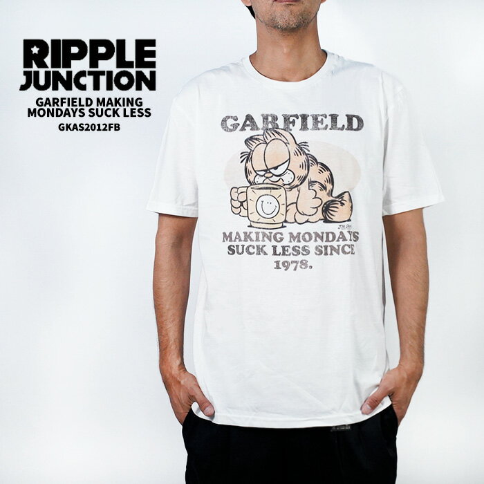 レビューでクーポン★リップルジャンクション ガーフィールド Tシャツ RIPPLE JUNCTION