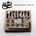 レビューでクーポン★スケートボード ロイヤル トラック ハードウェア ROYAL HARDWARE BULK 7/8 RA145 取り付け アレンボルト 六角ボ...