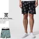 残りわずか/28インチのみ 旧品/アウトレット ロアークリバイバル 海パン サーフパンツ ROARK REVIVAL SAVAGE BOARDSHORT Black Mint 総柄 ペイズリー柄 ストレッチ サーフ サーフィン 水着 メンズ 男性用 春夏 在庫処分 sale セール