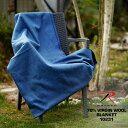 レビューでクーポン★ロスコ ブランケット ROTHCO 70% VIRGIN WOOL BLANKET 10231 Navy Blue ネイビー 青 ブルー ラ...