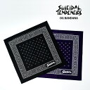 レビューでクーポン★【ネコポス発送】SUICIDAL TENDENCIES バンダナ OG BANDANA スイサイダル・テンデンシーズ ヘッドウェア 音楽 バンド ハードコアパンク スラッシュメタル メンズ 男性