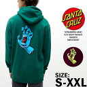 サンタクルーズ スクリーミングハンド パーカー SANTA CRUZ SCREAMING HAND P/O HEAVY WEIGHT HOODED SWEATSHIRT 44251179 大きいサイズ XXL サンタクルズ プルオーバー ヘビーウエイト フーディー マルーン グリーン スケーター スケート SB スケートボード メンズ 男性