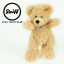 シュタイフ テディベア シュタイフ テディベア ぬいぐるみ STEIFF FYNN TEDDY BEAR 111372 18cm Beige ベージュ 小型 ドイツ 職人 手作業 伝統 ボタン・イン・イヤー【ラッピングOK/プレゼントに!!】