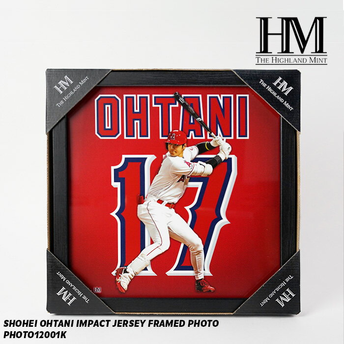 ザ ハイランドミント 大谷翔平 ロサンゼルス エンゼルス フォトフレーム THE Highland Mint SHOHEI OHTANI IMPACT JERSEY FRAMED PHOTO PHOTO12001K 写真 額装 野球 記念 グッズ メジャーリーグ