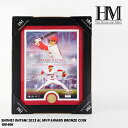 フォトフレーム（野球） ザ・ハイランドミント 2023 MVP 記念 フォトフレーム 大谷翔平 THE HIGHLAND MINT SHOHEI OHTANI 2023 AL MVP AWARD BRONZE COIN 18046K 限定5000個 ロサンゼルス エンゼルス 野球 ベースボール グッズ 写真 額装