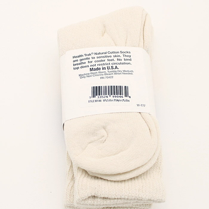 レイルロードソックス 2足入り靴下 THE RAILROAD SOCK MENS 2PAIR BAND SOCKS THERAPEUTIC NON BIND COMFORT TOP 991NA NATURAL クルーソックス 白 ベージュ 生成り色 靴下 2P 2枚パック