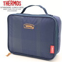 サーモス クーラーボックス ランチボックス THERMOS STANDARD LUNCH BOX BASIC PLAID COLLECTION C42100006NV 小型 キャンプ アウトドア BBQ 釣り 部活 スポーツ ベランピング プレゼント ギフト