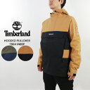 ティンバーランド アノラック ウインドブレーカー TIMBERLAND HOODED PULLOVER TB0A1N8BP Black Iris Black Wheat シェル プルオーバー パーカー フーディー US限定モデル メンズ 男性