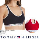 Tommy Hilfiger トミーヒルフィガー ブラトップ Tommy hilfiger Cotton Lounge Bralette R79T007 Navy Red アンダーウェア 下着 スポブラ スポーツブラ ブラジャー レディース ウーマンズ 女性