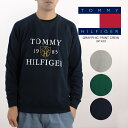 トミー ヒルフィガー 服（父向き） トミーヒルフィガー ロンT クルーネック TOMMY HILFIGER GRAFPHIC PRINT CREW 09T4201 Dark Navy Grey Heather Hunter グラフィック プリント ラグラン ロングスリーブ メンズ 男性 レディース 女性 ユニセックス