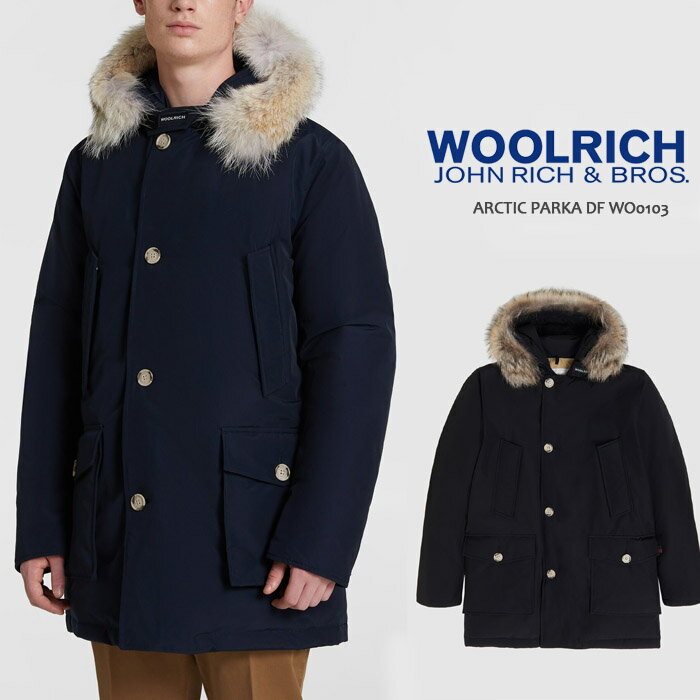 ウールリッチ ダウンコート woolrich ARCTIC PARKA DF WO0103 NewBlack MeltonBlue アークティックパーカー ダウンジャケット アークティック メンズ 男性