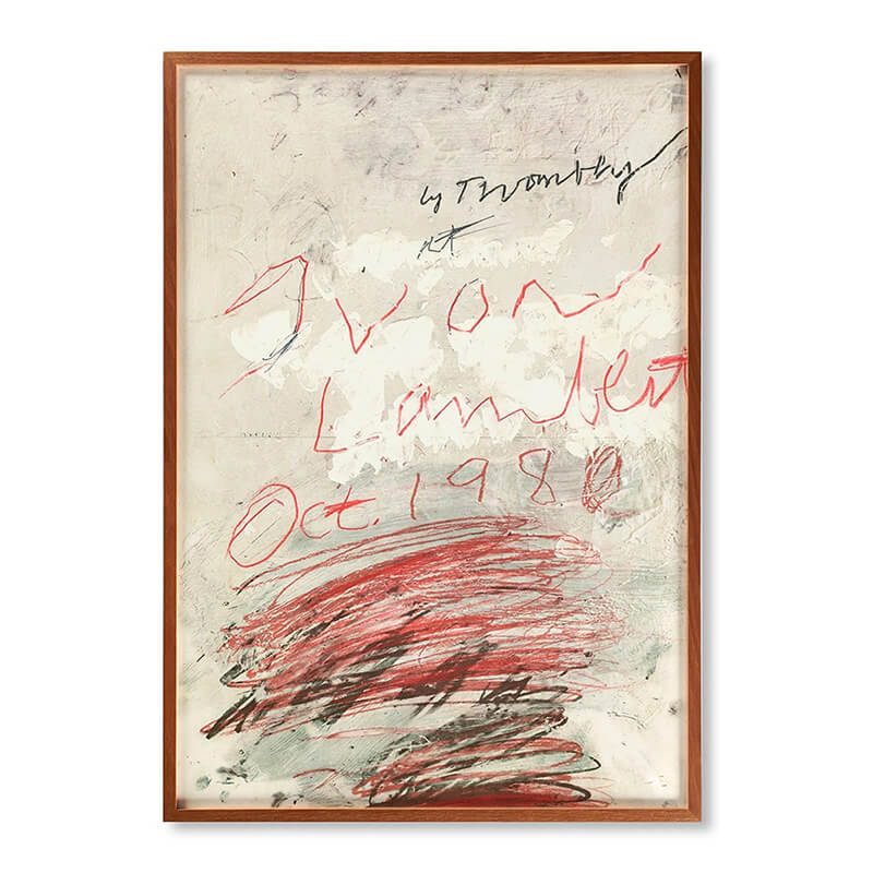 Cy Twombly A[g|X^[ Poster project (1980) 48.3x69.9cm TCEgDIu[  CeA  A[g |X^[ G G Ǌ| _ nest AJ tX TC gDIu[