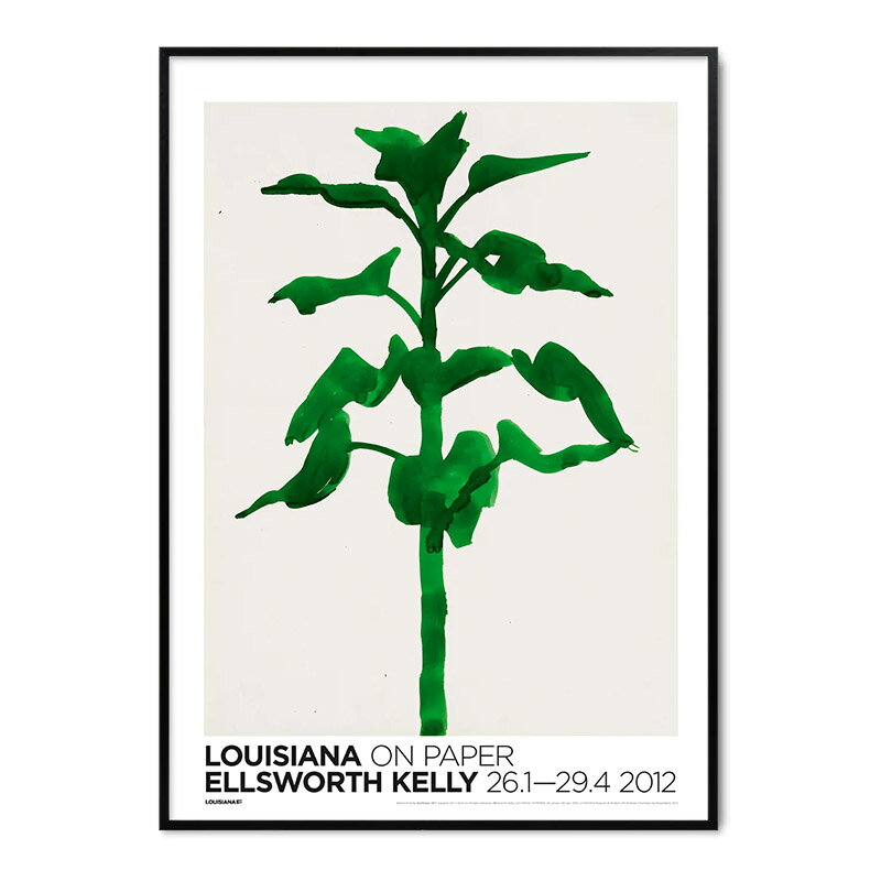 ELLSWORTH KELLY - ヒマワリ（1957）アートポスター A1 59.4 x 84.1cm ／ デンマーク ルイジアナ美術館 アートポスター 北欧 おしゃれ インテリア インテリア雑貨 アート ポスター 絵 壁掛け モダン nest