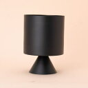 鉢カバー スチール スクエア型 ブラック Φ11cm / Φ16cm 北欧 モダン プランターカバー 植木鉢カバー おしゃれ かわいい プラントポット 観葉植物...