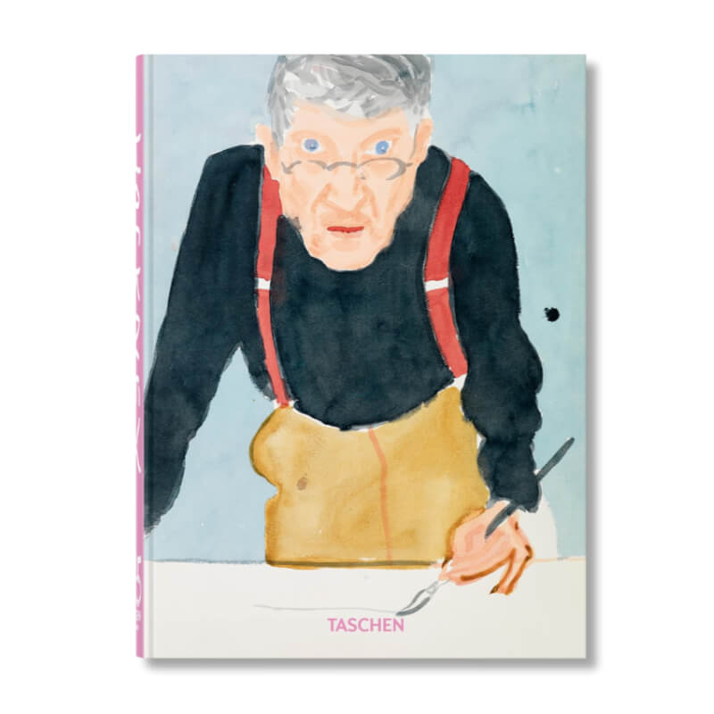 デイヴィッド・ホックニー 創作の軌跡 洋書 TASCHEN 45周年記念版 David Hockney. A Chronology. 45th Ed. ハードカバー アートブック コーヒーテーブルブック 本 デザイン おしゃれ モダン インテリアブック