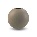 Cooee Design 花瓶 ボール フラワーベース 20cm マッド ブラウン おしゃれ 陶器 大型 大きい 北欧 モダン nest クーイー クーイーデザイン スウェーデン