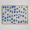 スウェーデン Fine Little Day BOUQUET ブーケ ブルー ポスター 70x50cm ファインリトルデイ 北欧 おしゃれ 花 アート アートポスター 絵画 50 70 インテリア 絵 壁掛けインテリア