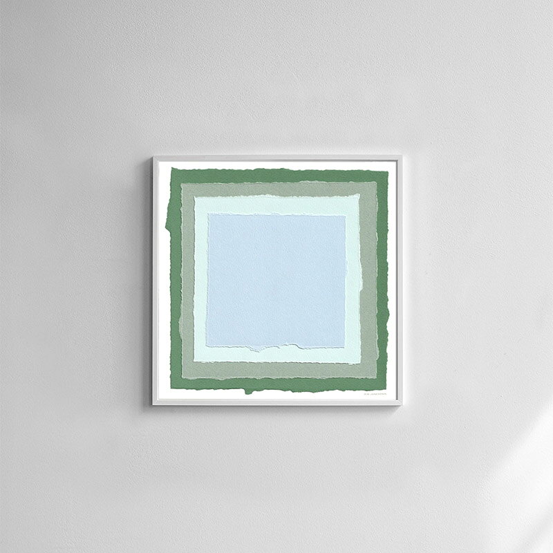 nest 北欧モダンなインテリア雑貨のスウェーデン Fine Little Day EMERALD エメラルド アートポスター 50x50cm ファインリトルデイ グリーン おしゃれ アート ポスター 絵画 絵 壁掛け インテリア雑貨 北欧 nest｜アングル2