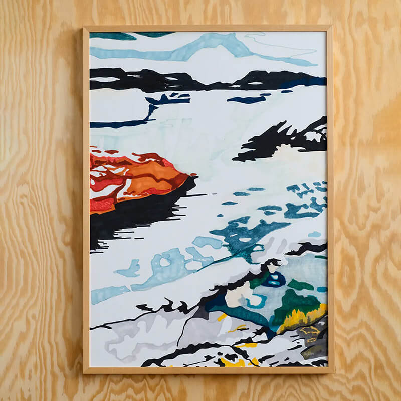 Rakuten - スウェーデン Fine Little Day 海 ポスター アートポスター 50x70cm ファインリトルデイ おしゃれ アート ポスター 絵画 絵 壁掛け インテリア雑貨 北欧 nest