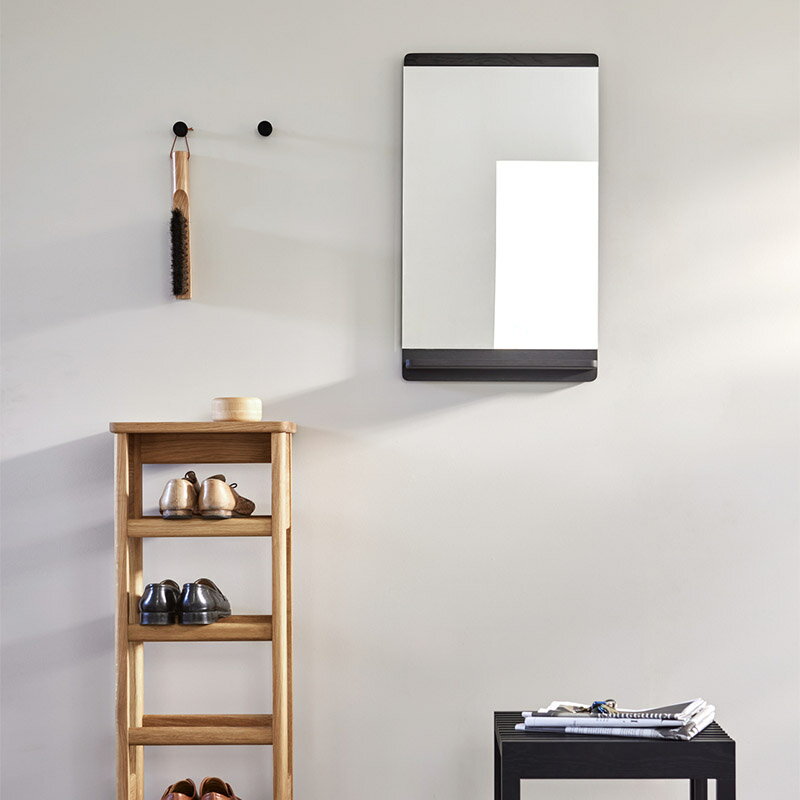 Form & Refine リム ウォールミラー ブラックオーク フォーム&リファイン 北欧 デンマーク インテリア 鏡 黒 おしゃれ nest [2]