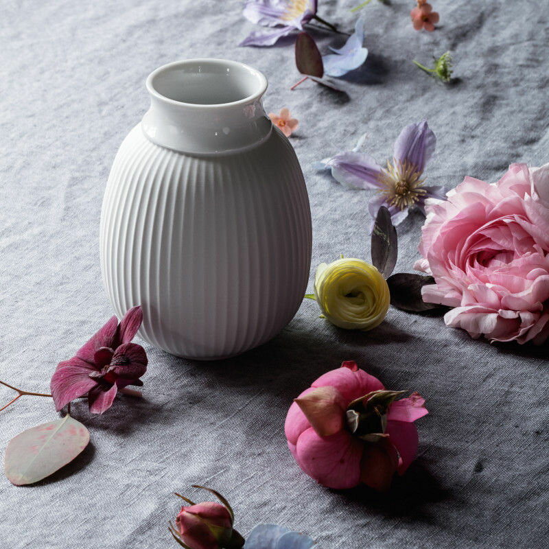 Lyngby Porcelain フラワーベース 12cm 