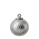 【スーパーSALE 半額 50%OFF！】Lyngby Porcelain オーナメント シルバー Rhombe Bauble リュンビューポーセリン 北欧 デンマーク