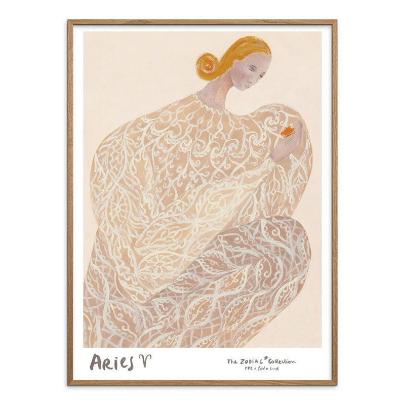 デンマーク THE POSTER CLUB おひつじ座 ポスター 30x40cm 50x70cm アリエス 女性 マダム 北欧 おしゃ..