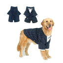 おしゃれ 洋服 ペット シャツ 夏秋 春 フォーマル 大型犬 中型犬 ストライプ ドレス パーティー タキシード 犬の服