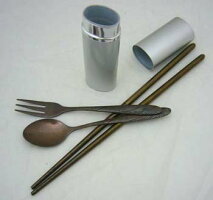 抗菌・銀の食具3点セット(収納ケース付)