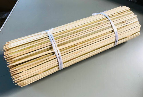 魚焼きに！マシュマロ焼きに！バーベキュー用竹串45cm（バラ400本入）