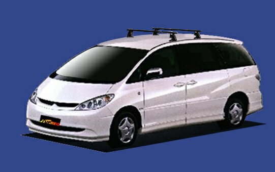 ☆TUFREQシステムキャリア エスティマ MCR30W/MCR40W ルーフレール無車用 ベースキット1台分