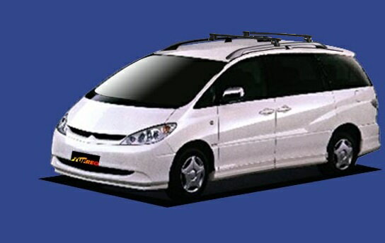 ☆TUFREQシステムキャリア エスティマ MCR30W/MCR40W ルーフレール付車用 ベースキット1台分